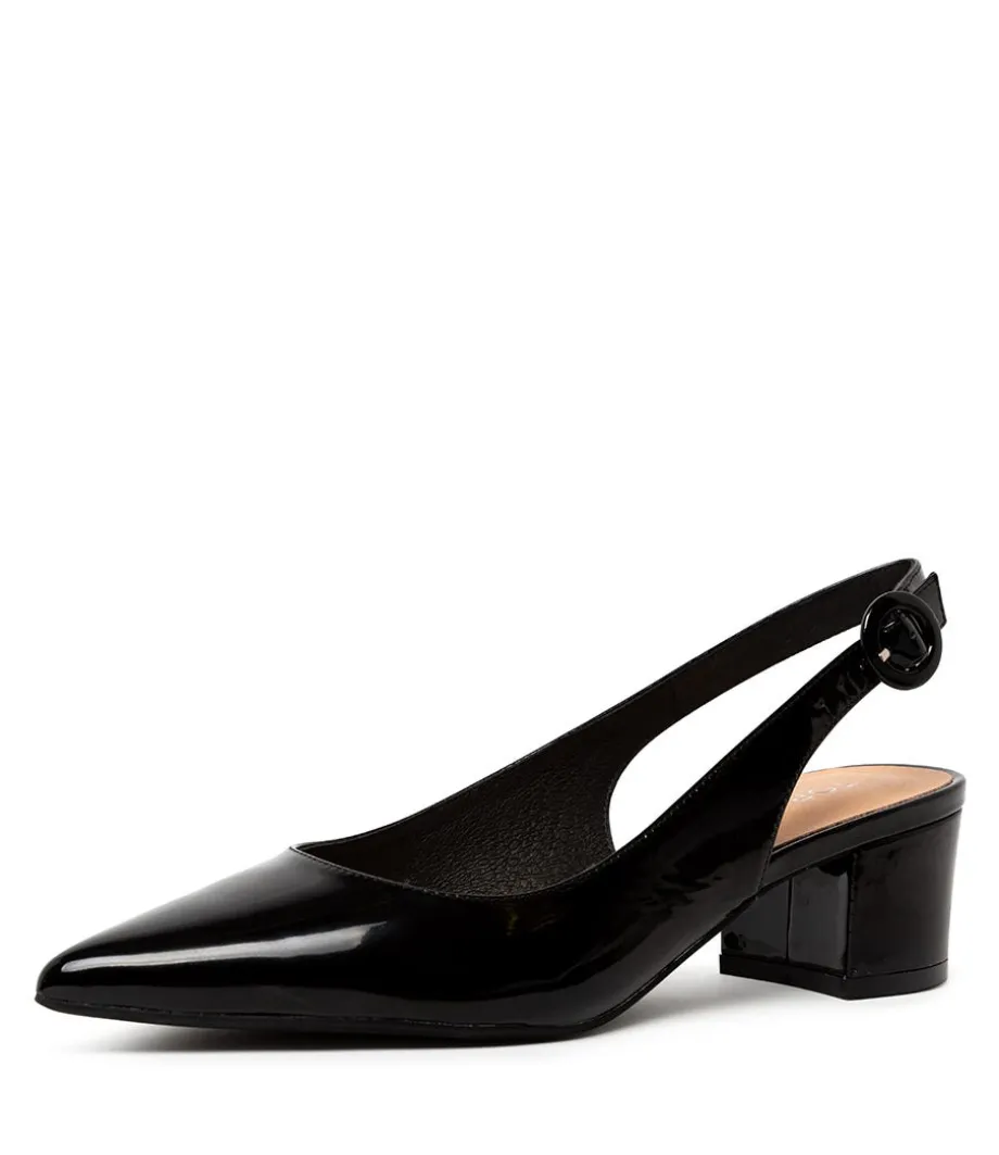 Abigale Black Patent Leather