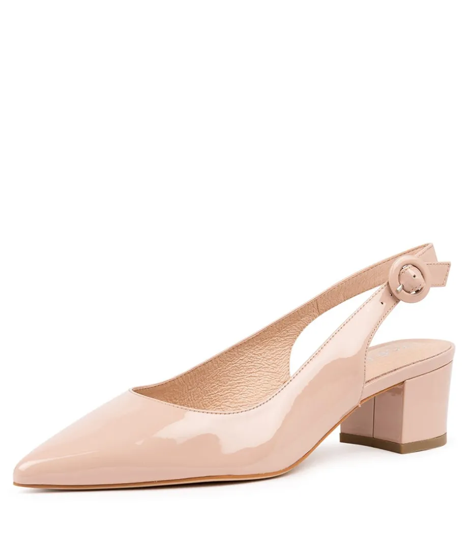 Abigale Nude Patent Leather