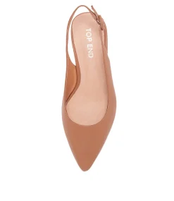 Abigale Tan Leather Heels