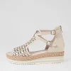 Accra Almond Leather Espadrilles