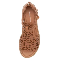 Accra Dark Tan Leather Espadrilles