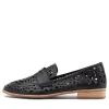 Addah Lrg Navy Leather Loafers
