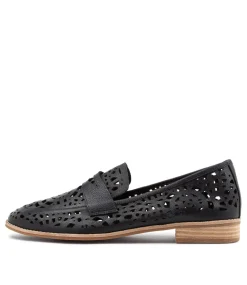 Addah Lrg Navy Leather Loafers
