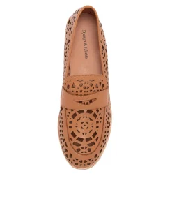 Addah Lrg Tan Leather Loafers