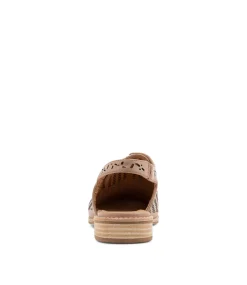 Addy Nude Pale Rose Gold Leather Lace Up Flats