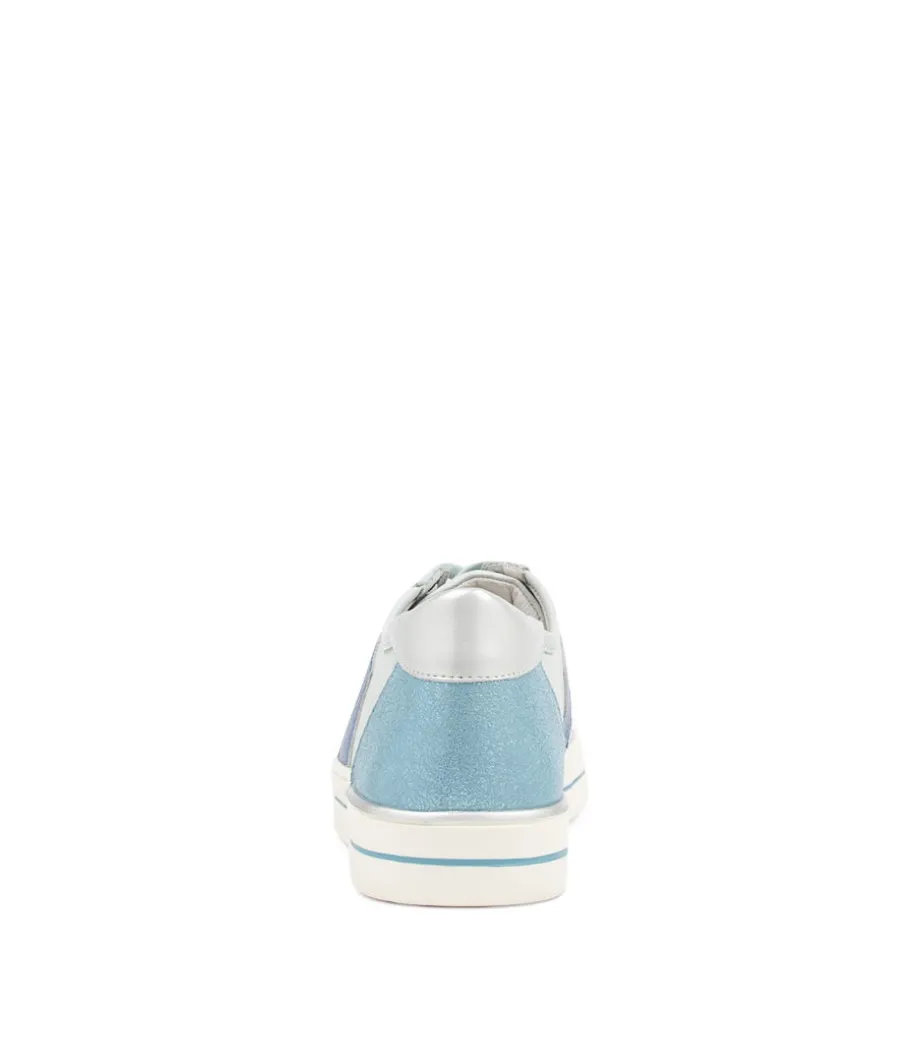 Aditi W Pale Blue Multi Sneakers