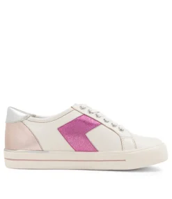 Aditi W White Fuchsia Multi Sneakers