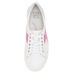 Aditi W White Fuchsia Multi Sneakers
