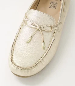 Alabama Sport 12 Platin Leather Flat Shoes
