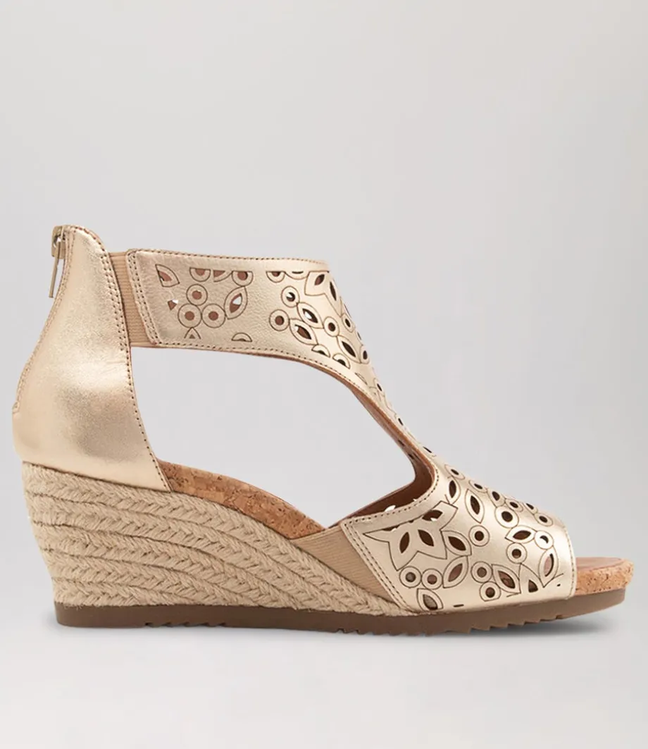 Albert Platinum Leather Espadrilles
