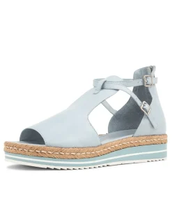 Alexys Denim Leather Espadrilles