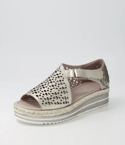 Alkiet Argento Argento Rope Leather Espadrilles