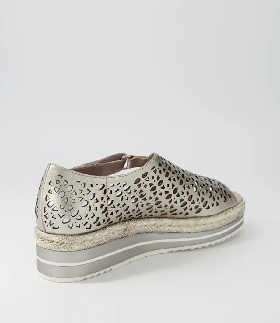Alkiet Argento Argento Rope Leather Espadrilles