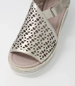 Alkiet Argento Argento Rope Leather Espadrilles