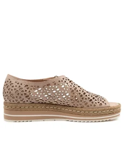 Alkiet Lrg Nude Leather