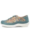 Allsorts Xw Blue White Multi Flat Shoes