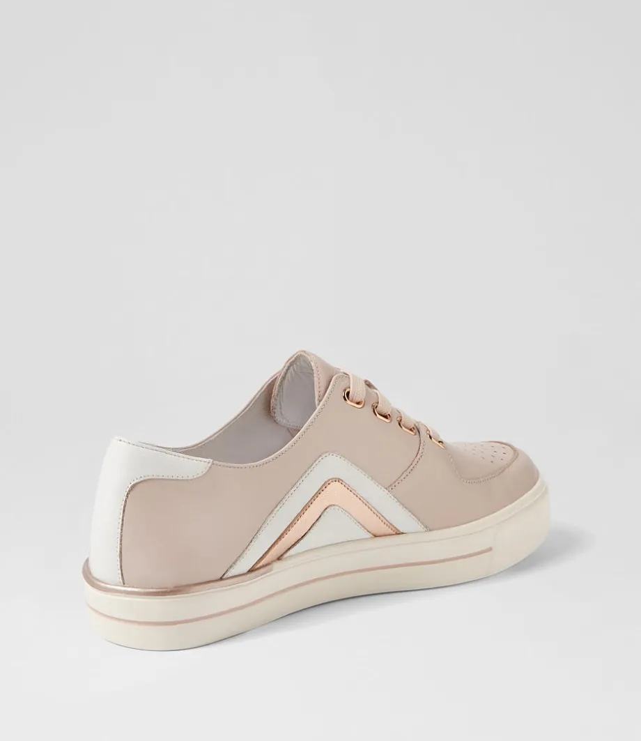 Alona W Dusty Pink White Multi Sneakers
