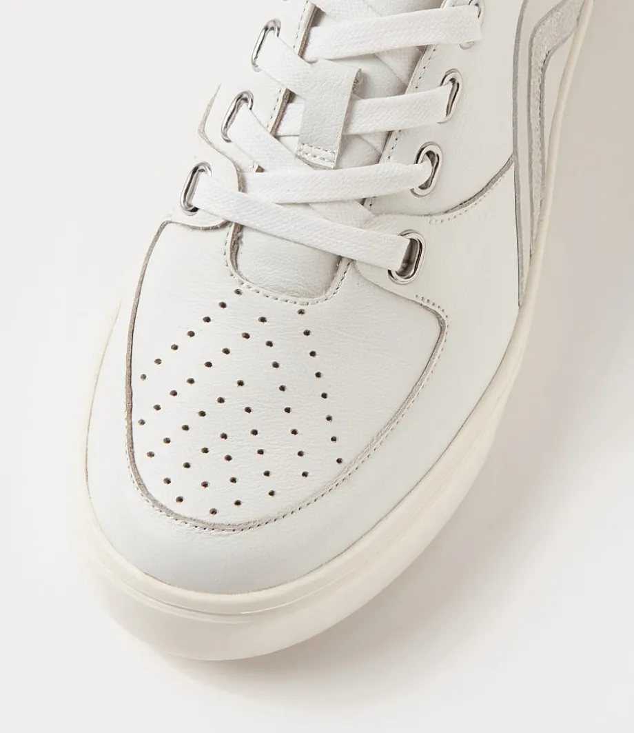 Alona W White Silver Shimmer Multi Sneakers