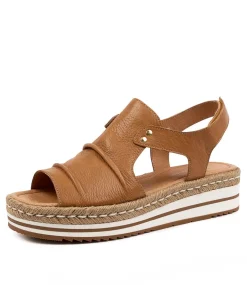 Alora Dk Tan Leather