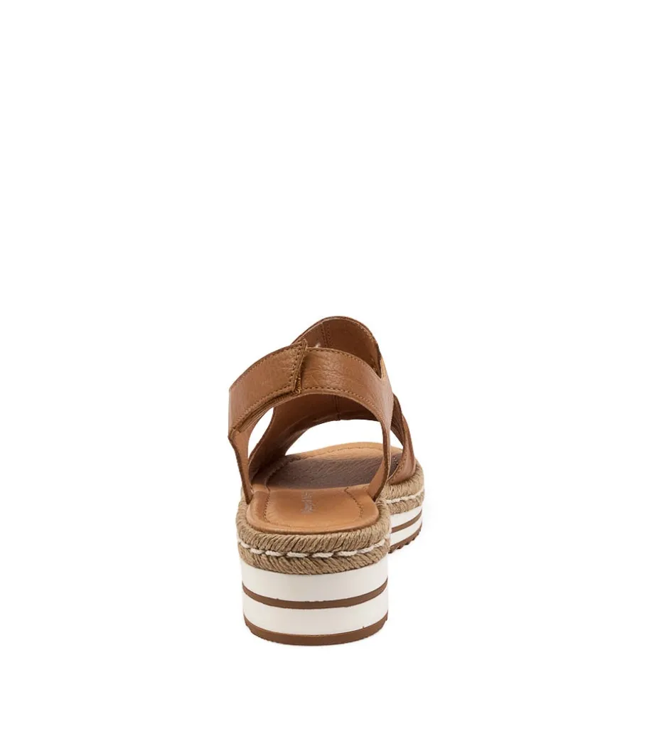 Alora Dk Tan Leather