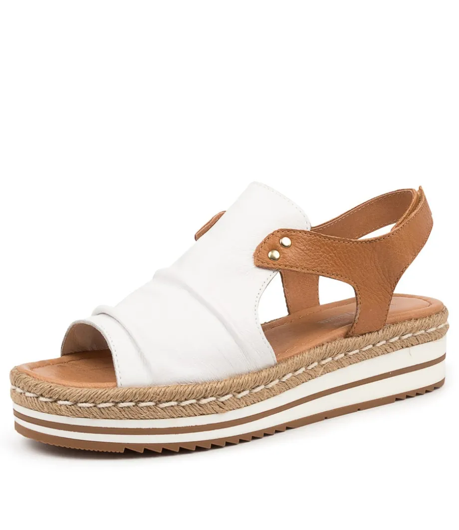 Alora White-Dk Tan