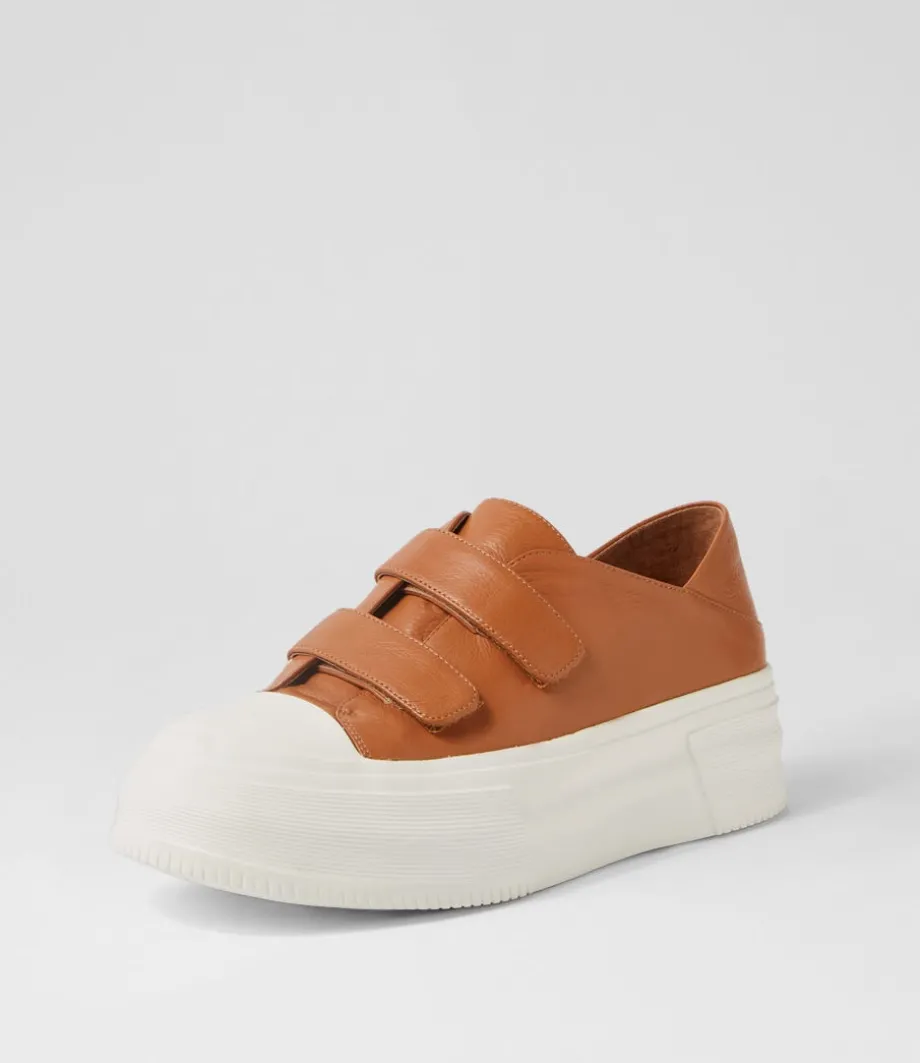 Alpin Scotch White Leather Stitch Sneakers