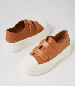 Alpin Scotch White Leather Stitch Sneakers