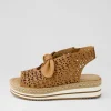 Altona Dark Tan Leather Espadrilles