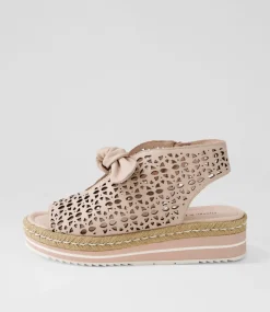 Altona Rose Leather Sandals