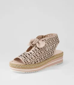 Altona Rose Leather Sandals