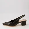 Amedeo Black White Multi Heels