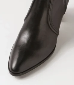 Ammies Black Leather Knee High Boots