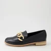 Ampard Black Leather Loafers