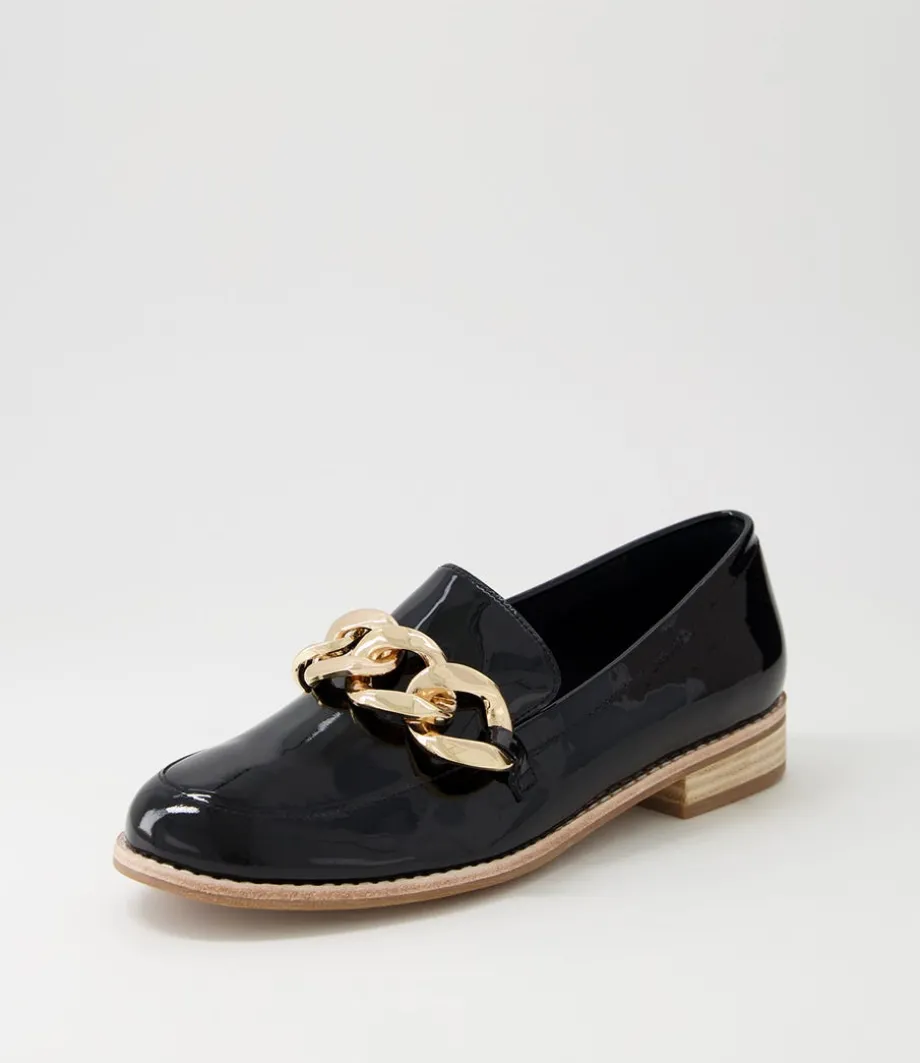Ampard Black Patent Leather Loafers