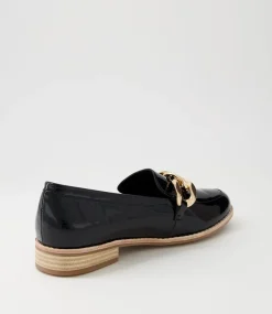 Ampard Black Patent Leather Loafers