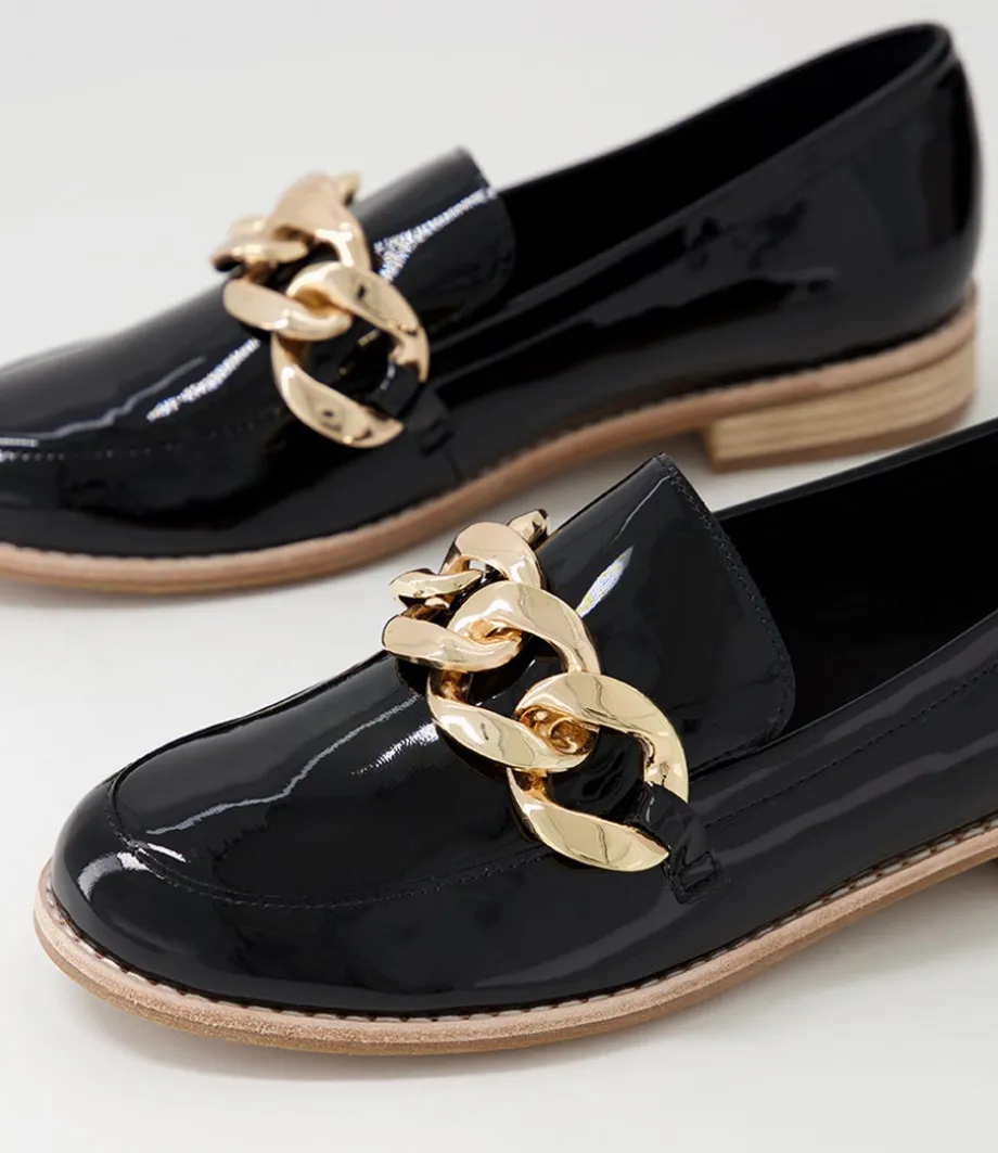 Ampard Black Patent Leather Loafers