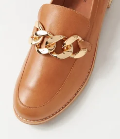 Ampard Lrg Tan Leather Loafers