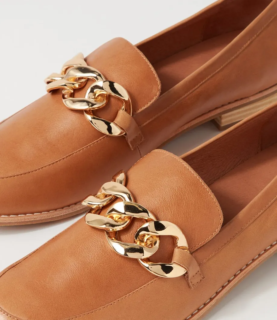 Ampard Lrg Tan Leather Loafers