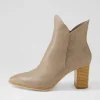 Astronomy Smoke Leather Ankle Boots