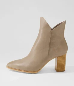 Astronomy Smoke Leather Ankle Boots