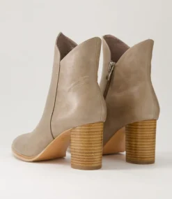 Astronomy Smoke Leather Ankle Boots
