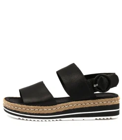 Atha Black Leather