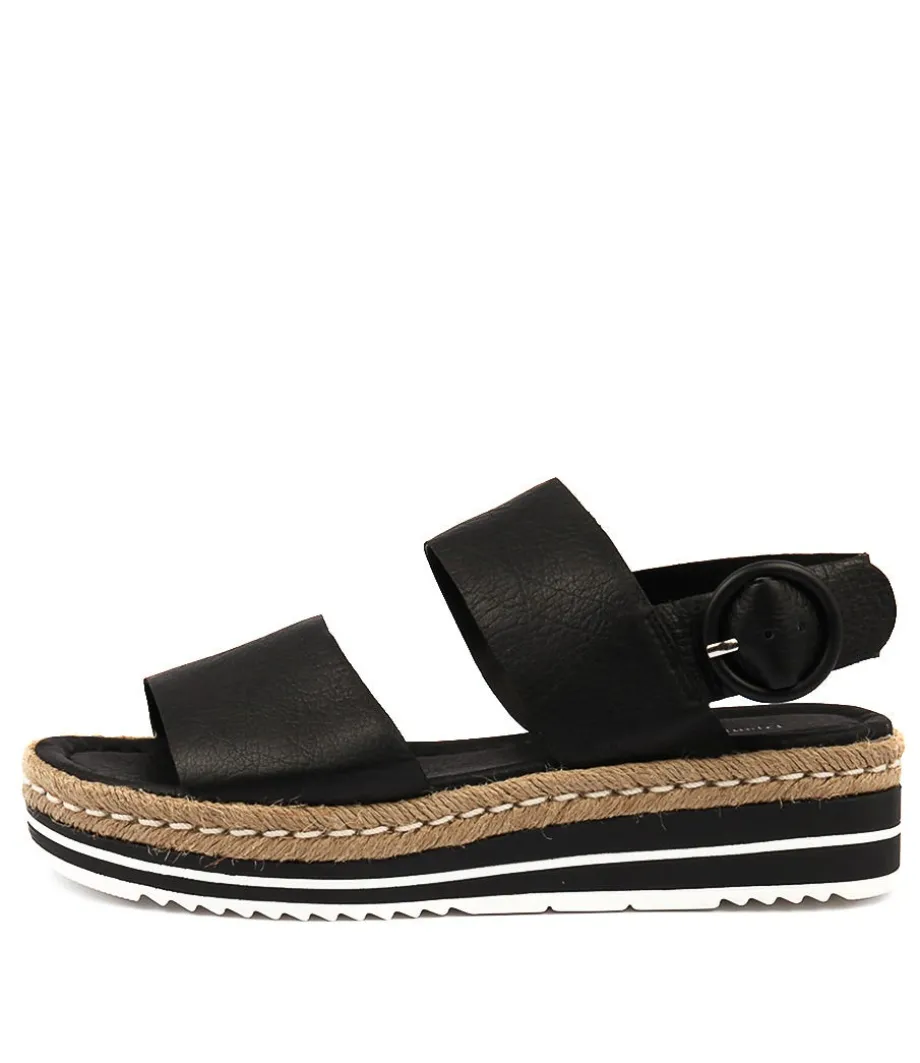 Atha Lrg Black Leather