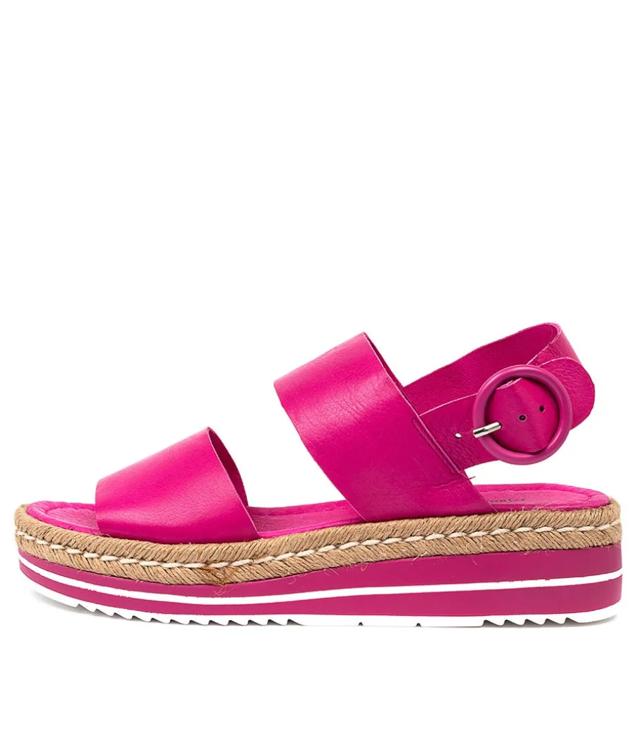 Atha Lrg Fuchsia Leather