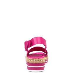 Atha Lrg Fuchsia Leather