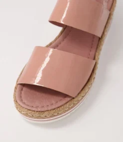 Atha Mushroom Patent Leather Espadrilles