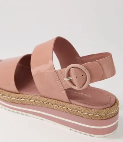 Atha Mushroom Patent Leather Espadrilles
