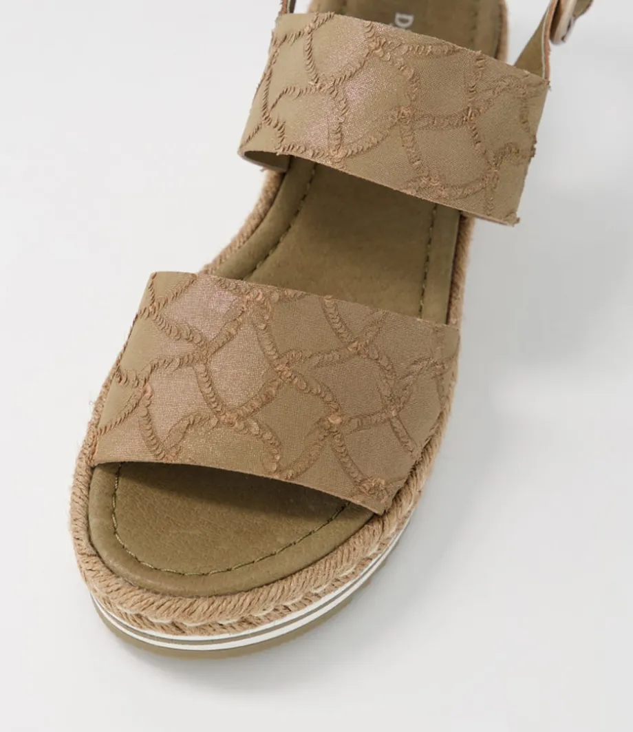 Atha Nutmeg Frill Leather Espadrilles