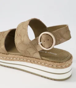 Atha Nutmeg Frill Leather Espadrilles