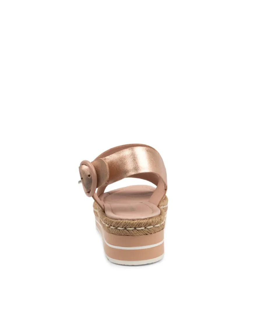 Atha Rose Gold Leather